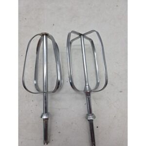 Vintage Sunbeam Mixmaster Beaters Models 10 11 12 1-8B 1-7A Chrome
